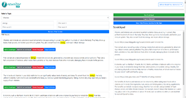 Comprehensive content research tool to quickly gather, sort and filter research on any topic